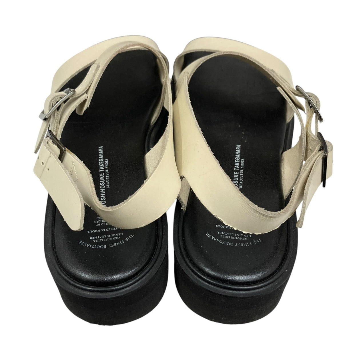 TOSHINOSUKE TAKEGAHARA BEAUTIFUL SHOES S．S．BELT SANDALSサンダル12004245 古着・中古-4枚目のアイテム画像