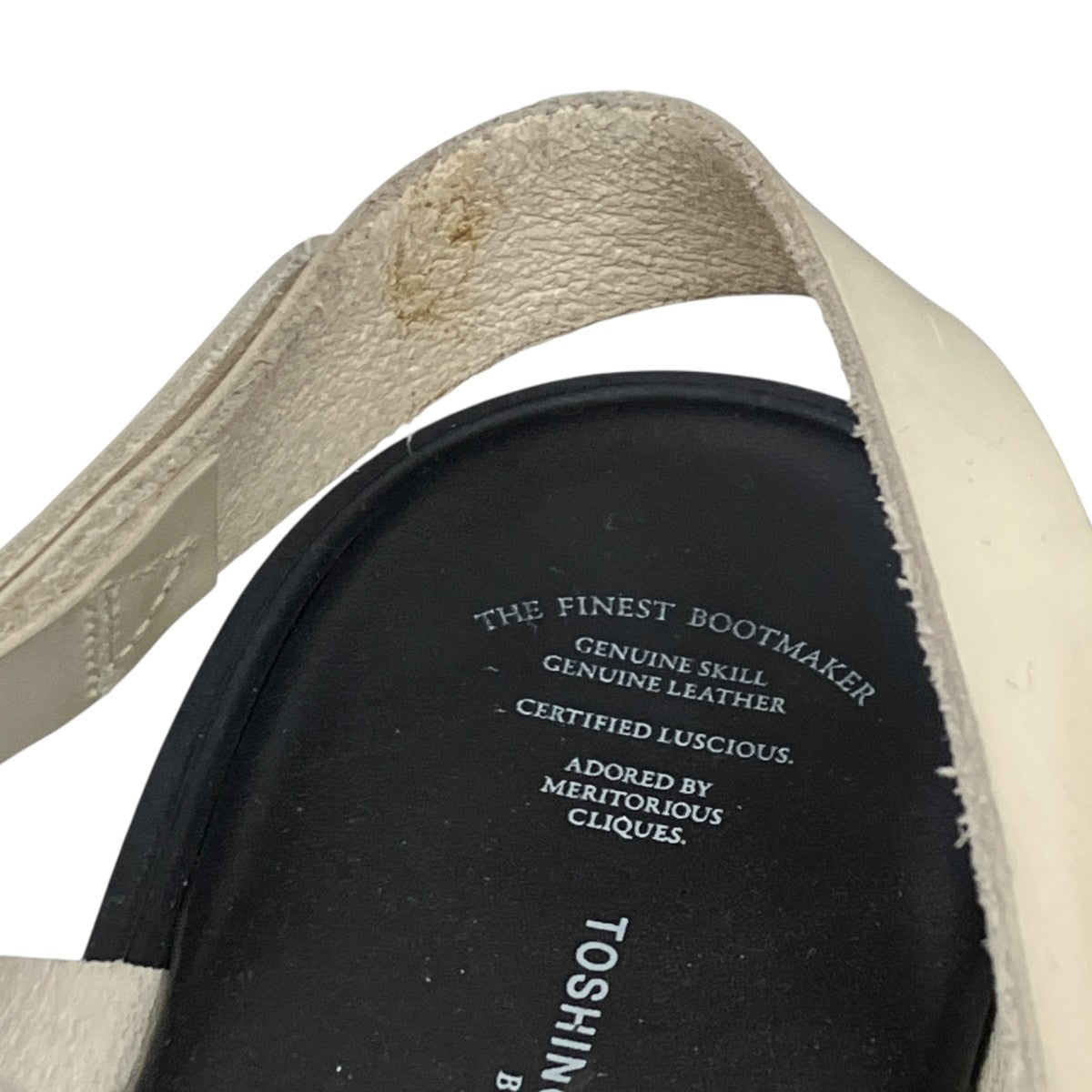 TOSHINOSUKE TAKEGAHARA BEAUTIFUL SHOES S．S．BELT SANDALSサンダル12004245 古着・中古-8枚目のアイテム画像