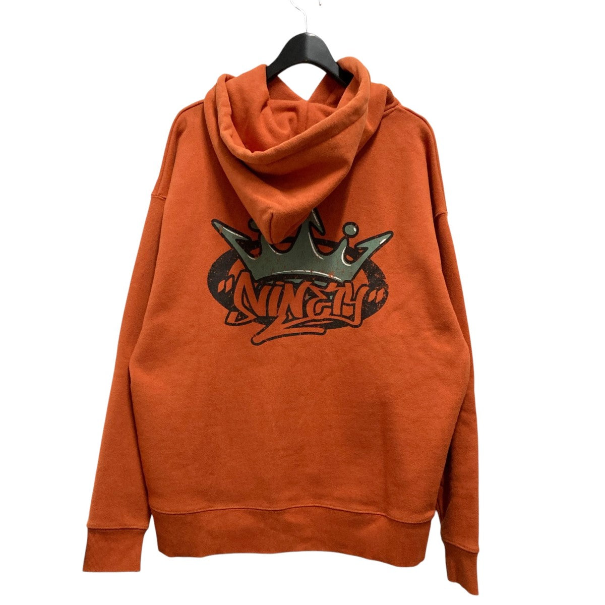 9090 KING LOGO HOODIEプルオーバーパーカーNN1350 古着・中古-2枚目のアイテム画像