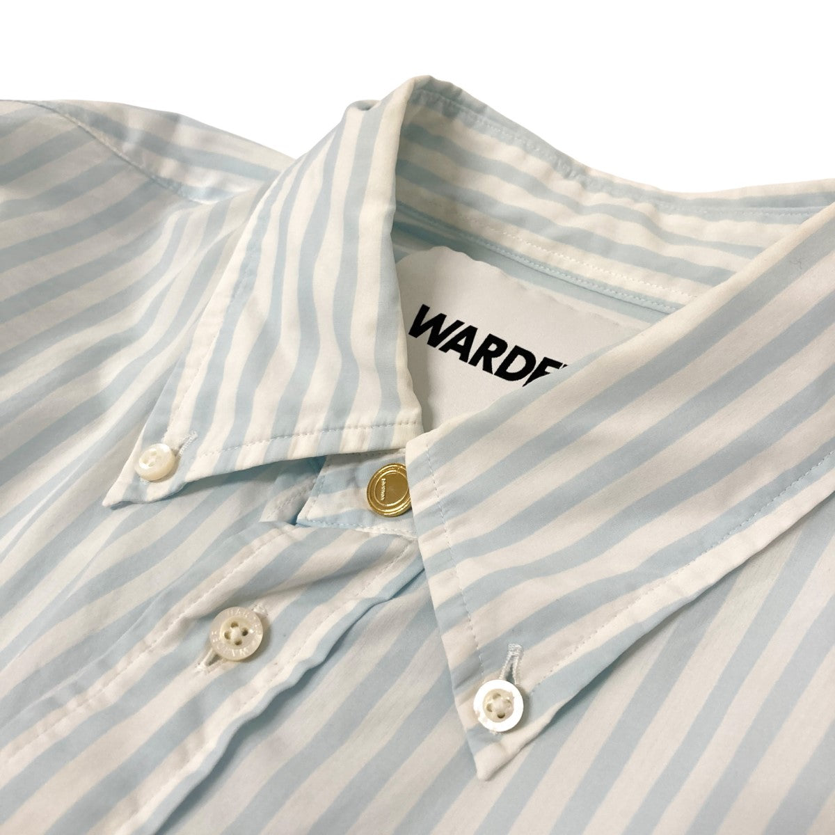 WARDER ストライプ長袖シャツ00 21 02003 古着・中古-3枚目のアイテム画像