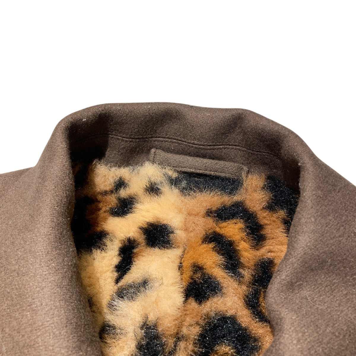 WACKO MARIA(ワコマリア) 裏地レオパードコート ブラウン サイズ M