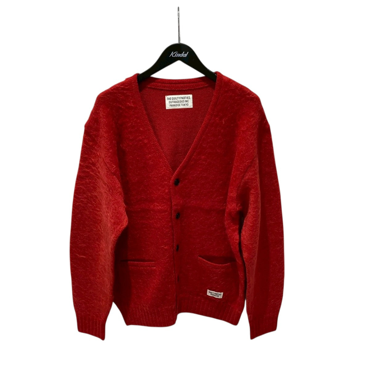 WACKO MARIA ワコマリア モヘアカーディガン レッド Size【L】 WACKO MARIA ワコマリア MOHAIR KNIT CARDIGAN RED モヘア