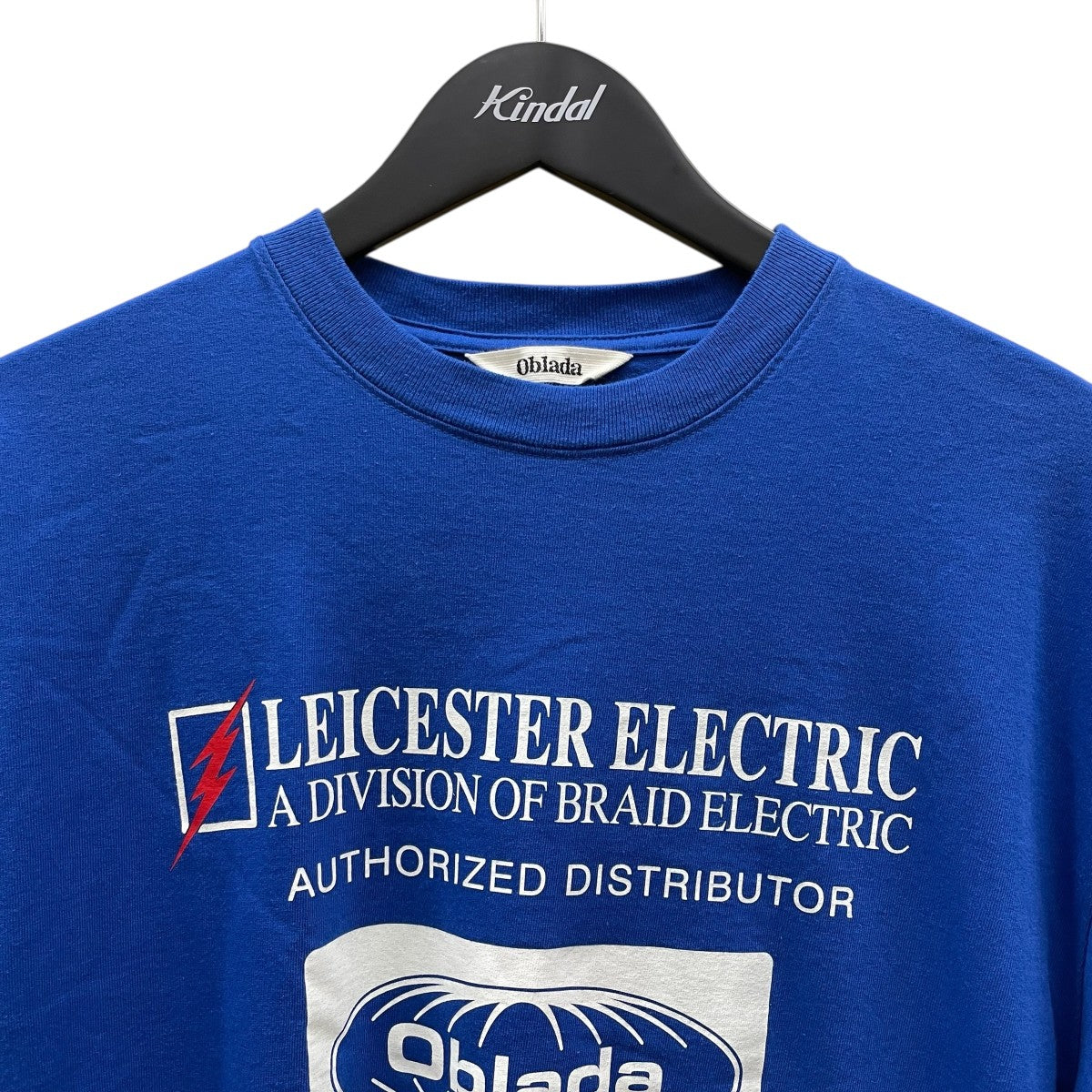 オブラダ oblada ELECTRIC TEE 半袖Tシャツ M2410CU05 ブルー サイズ：FREE レディース】ELECTRIC TEE | Oblada(オブラダ) / トップス