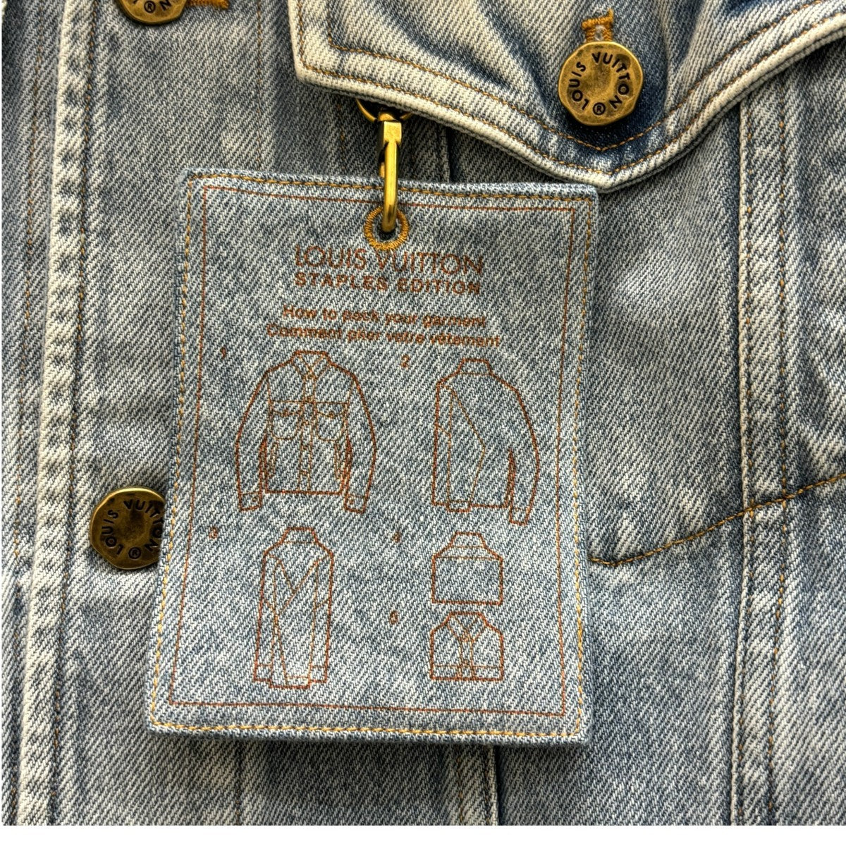 LOUIS VUITTON(ルイヴィトン) デニムジャケットHHA41W HHA41W LOUIS VUITTON(ルイヴィトン) デニムジャケットHHA41W HHA41W
