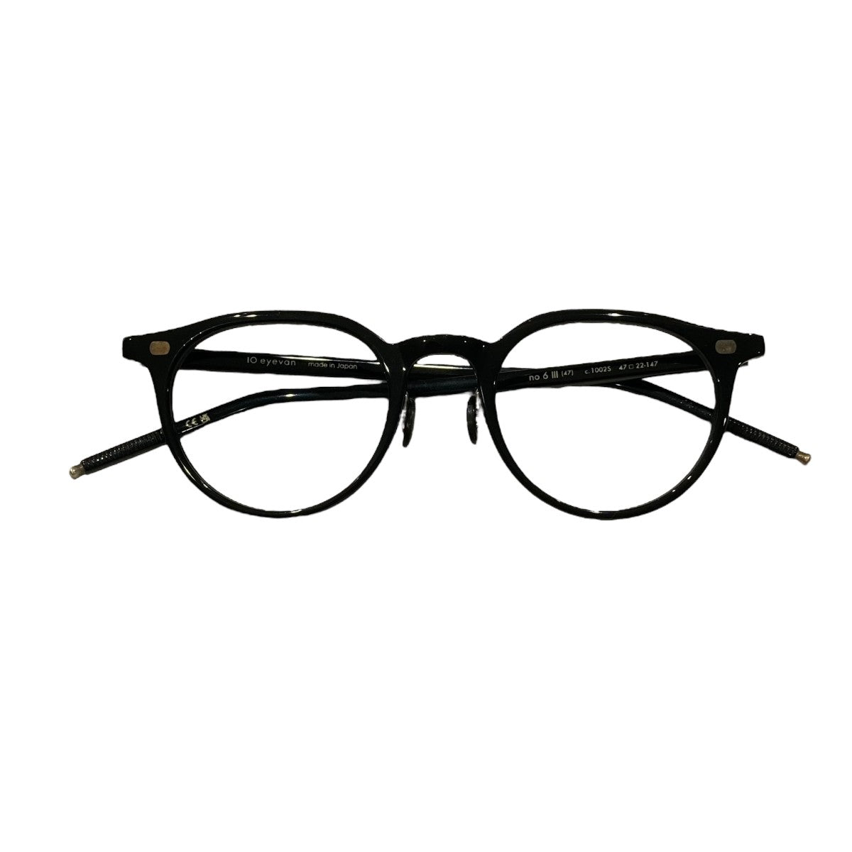 ネネ 10 EYEVAN(テンアイヴァン) NO．6 III眼鏡 ブラック サイズ 47