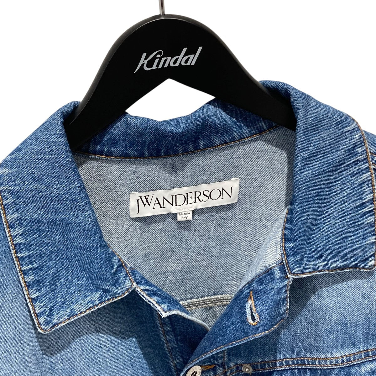 JW ANDERSON デニムジャケット JW Anderson デコンストラクテッド デニムジャケット | ブルー