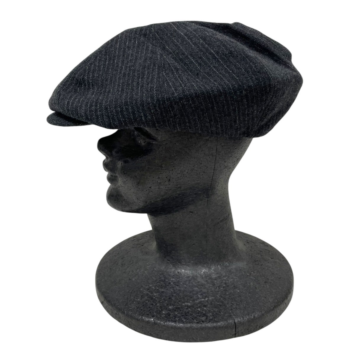 ストライプ柄キャスケット FANCY WOOL PEAKED CAP ファンシーウール ピークドキャップ 242OJ-HT01
