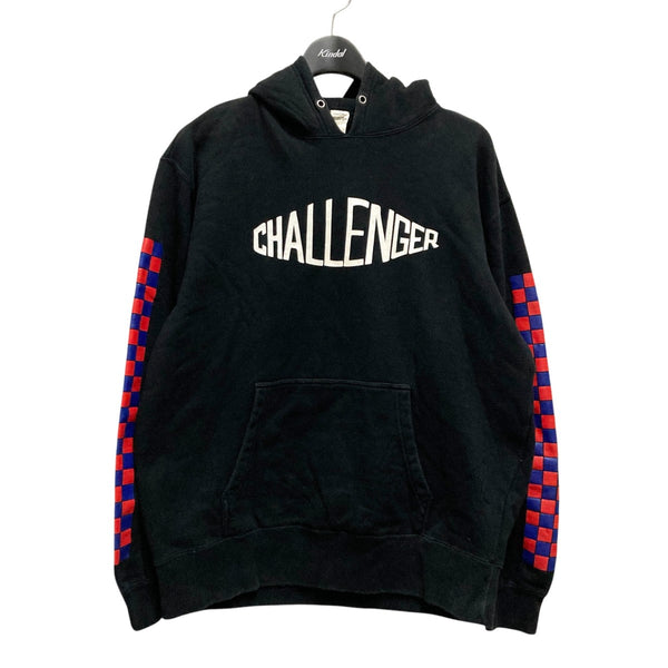 CHALLENGER×Hombre Nino プルオーバーパーカー ブラック サイズ L