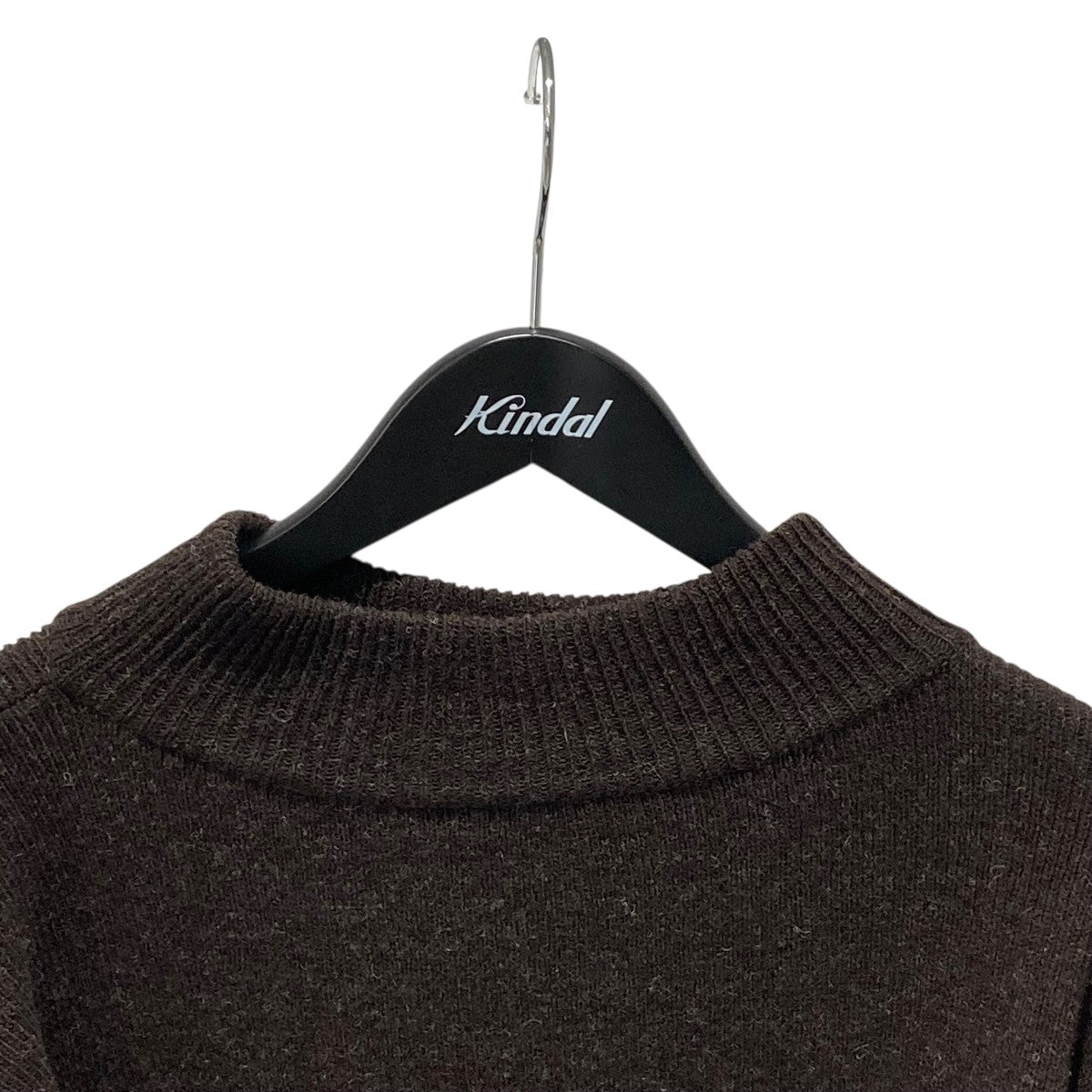 Hard twisted Shetlandwool GOB sweaterプルオーバーニット1233009