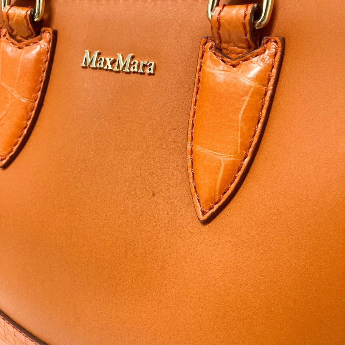 MaxMara(マックスマーラ) 2WAYショルダーバッグ オレンジ