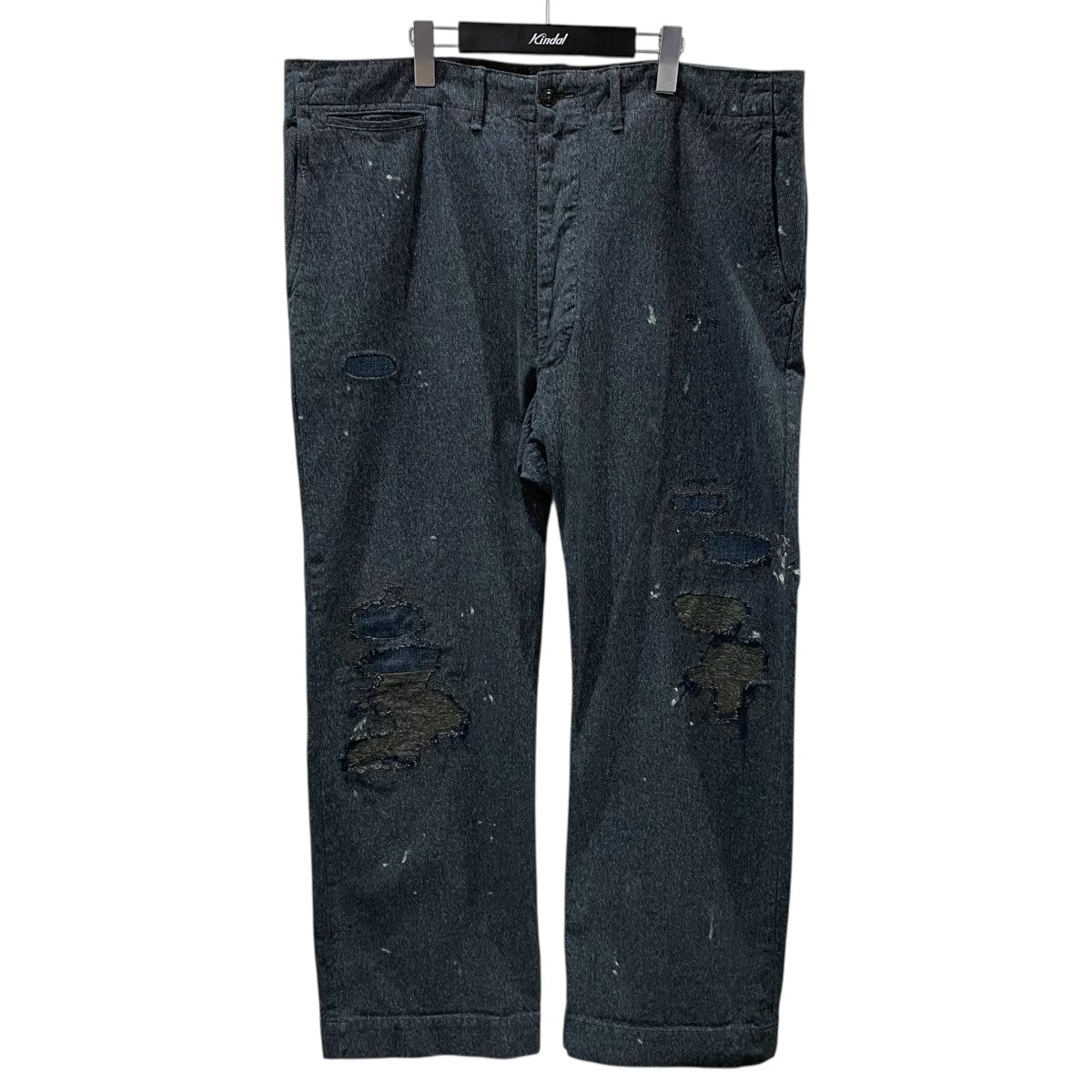 RRL(ダブルアールエル) ウォバッシュストライプデニムパンツ