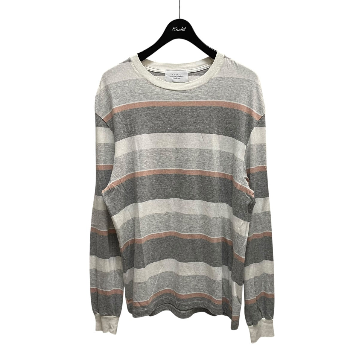 UNUSED Long-sleeve border T-shirtTシャツUS2342 古着・中古-1枚目のアイテム画像