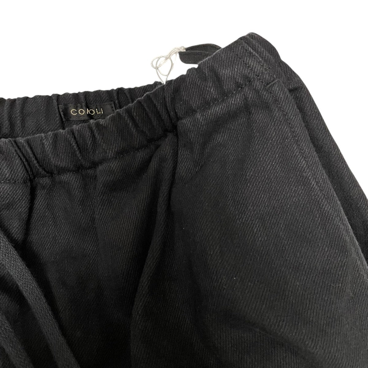 COMOLI ブラックドリル6Pパンツ B01-03014 1size COMOLI ブラックドリル 6Pパンツ - DIMPLE