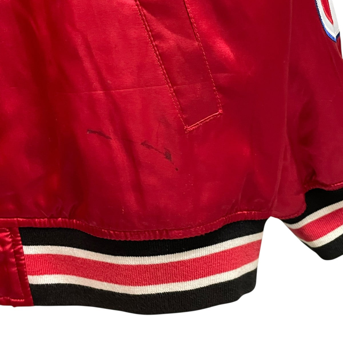 【美品】08fw シュプリーム スタジャン M Supreme - Supreme シュプリーム スタジャン M 青xアイボリー