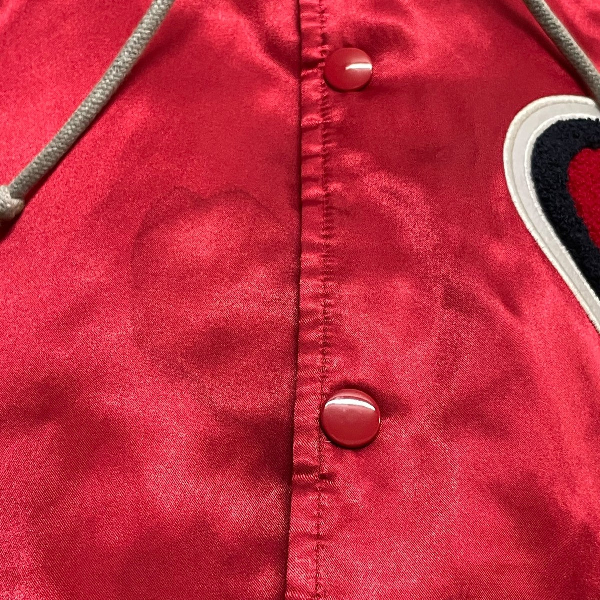 Supreme Champion スタジャン Mサイズ Supreme(シュプリーム) ×CHAMPION Hooded Satin Varsity Jacket