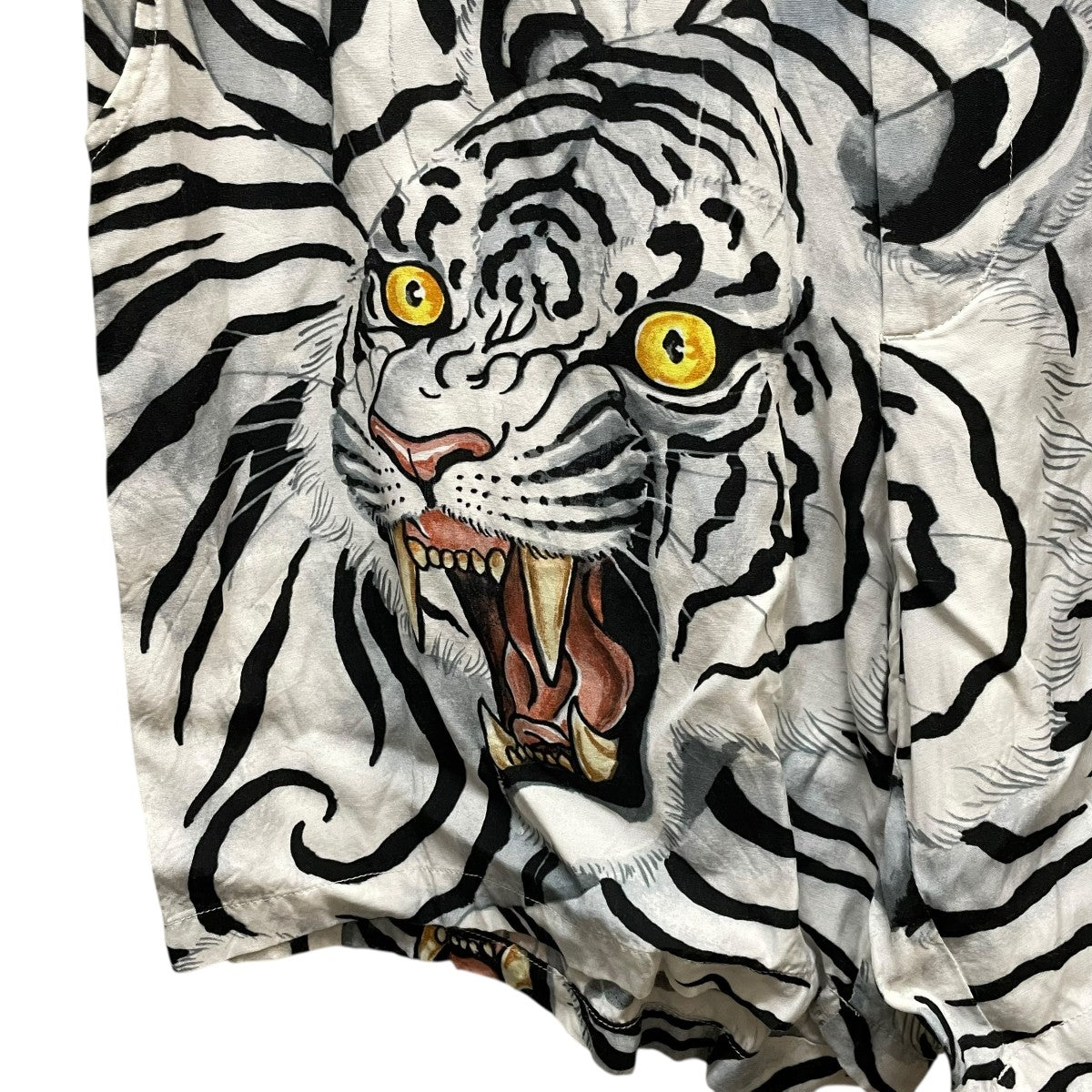 WACKO MARIA×TIM LEHI 虎 ショーツ ショートパンツ M WACKO MARIA 美品 ワコマリア TIMLEHI 虎柄 ショートパンツ