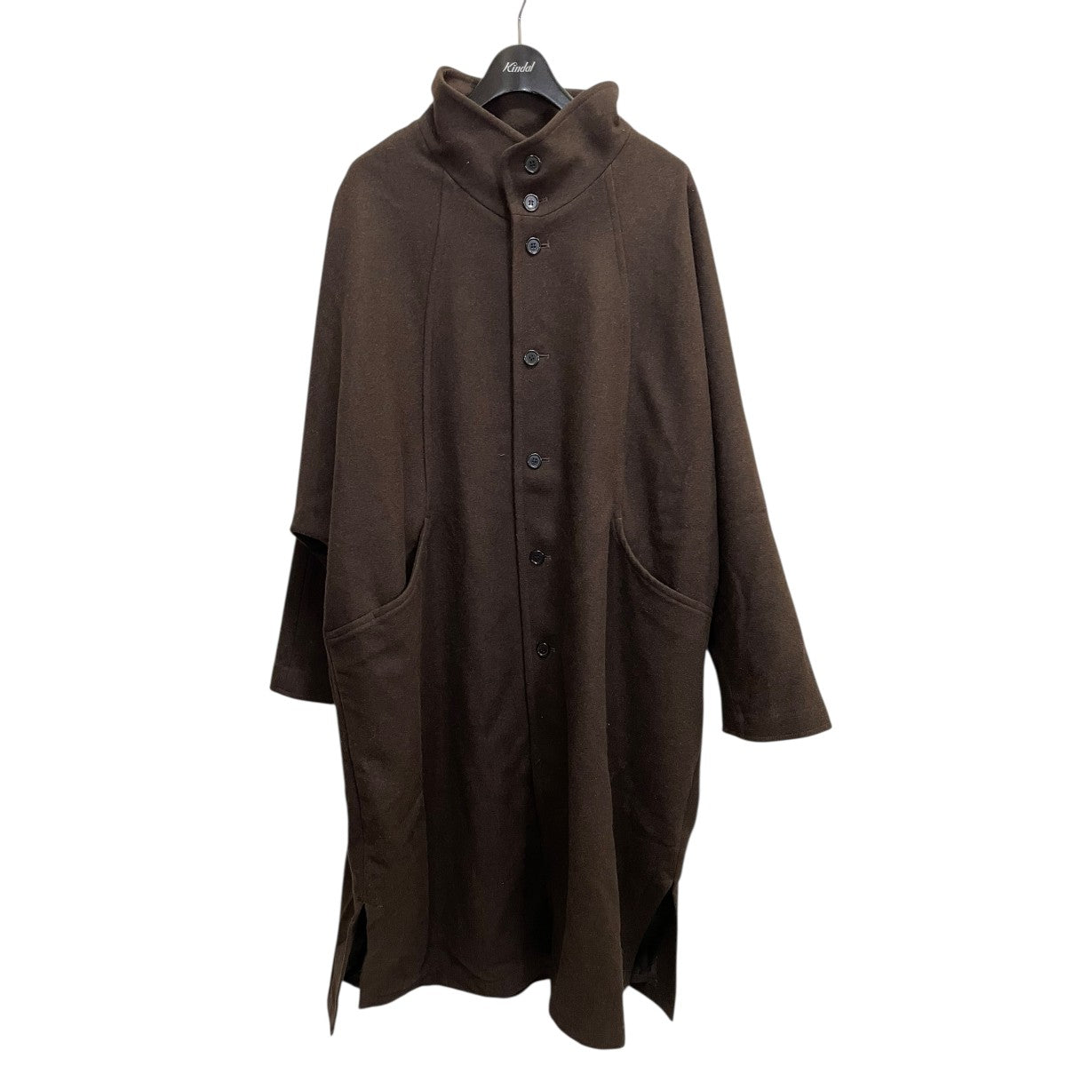 BASISBROEK ブラウンオーバーサイズコート サイズ3 BASISBROEK(バージスブルック) ロングコート ブラウン サイズ 3