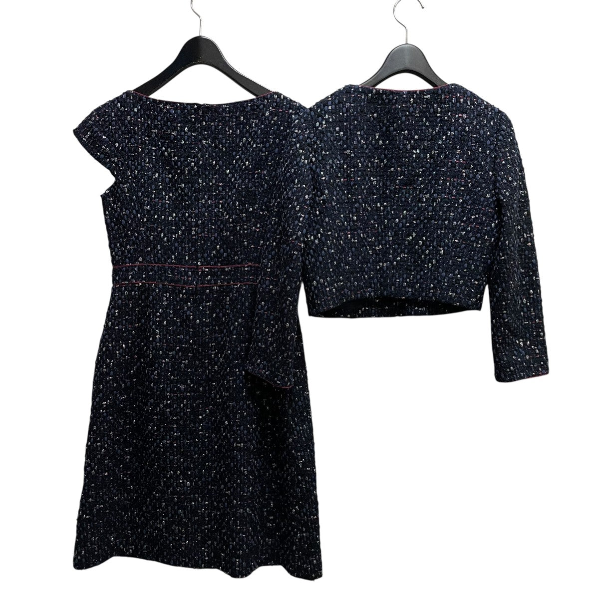 トッカ　ワンピースセットアップ　size0 TOCCA(トッカ) セットアップワンピース ネイビー サイズ 0