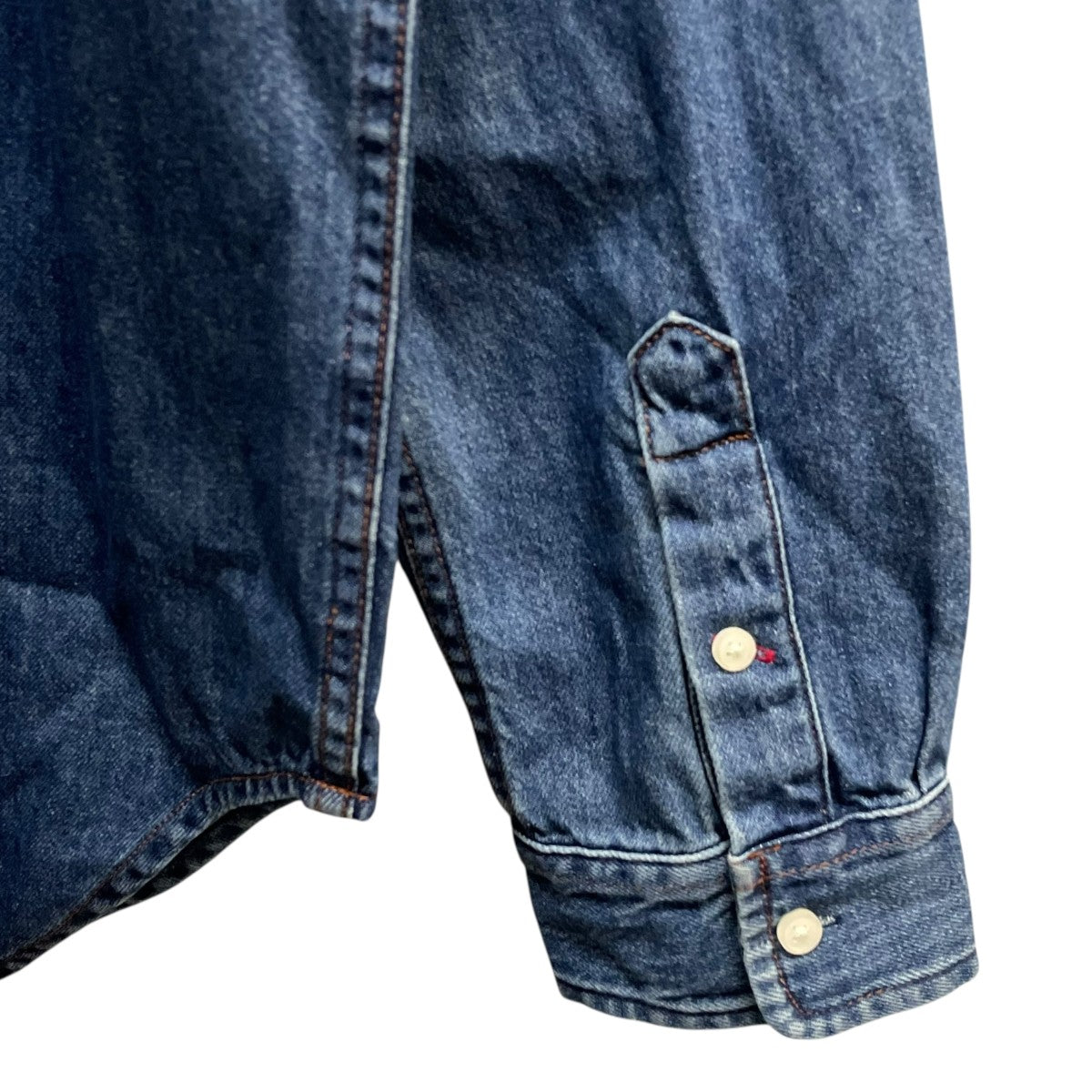 EVISU(エヴィス) 太鼓だるまプリントデニムシャツ インディゴ