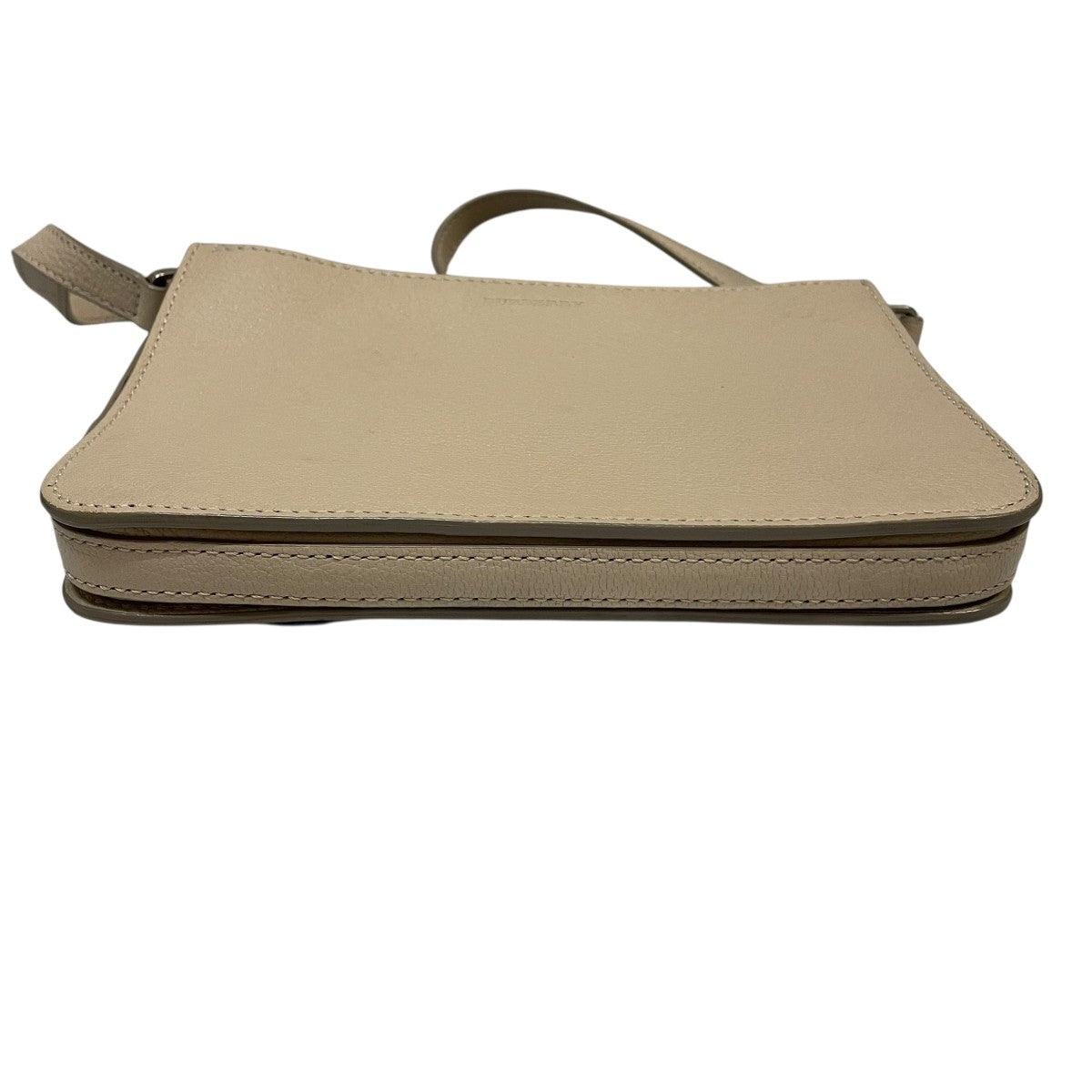 【美品】Burberry ベージュ レザー ショルダーバッグ BURBERRY BLUE LABELワンショルダーバッグ ベージュ レザー