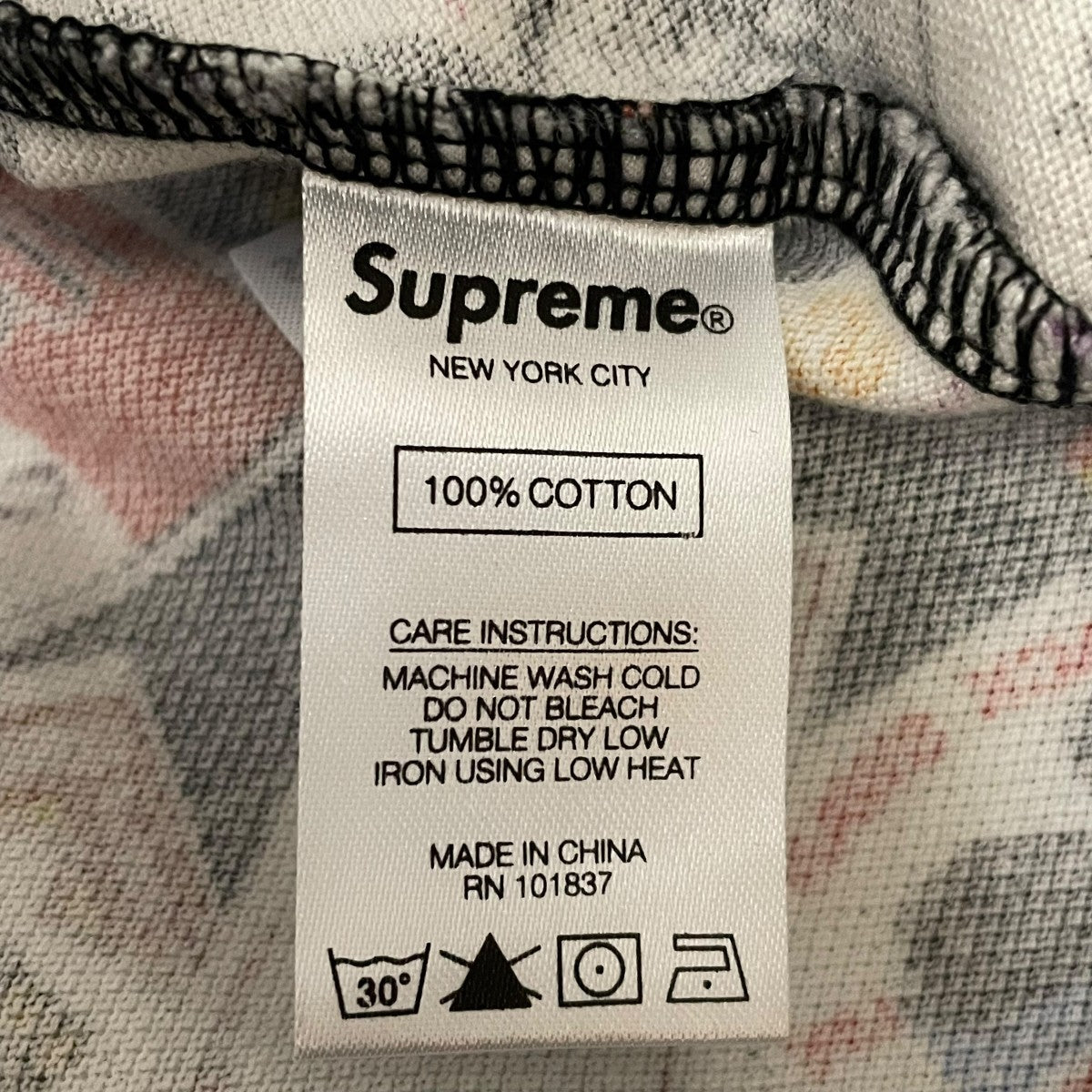Supreme(シュプリーム) 21SSLabels Polo半袖ポロシャツ ブラック