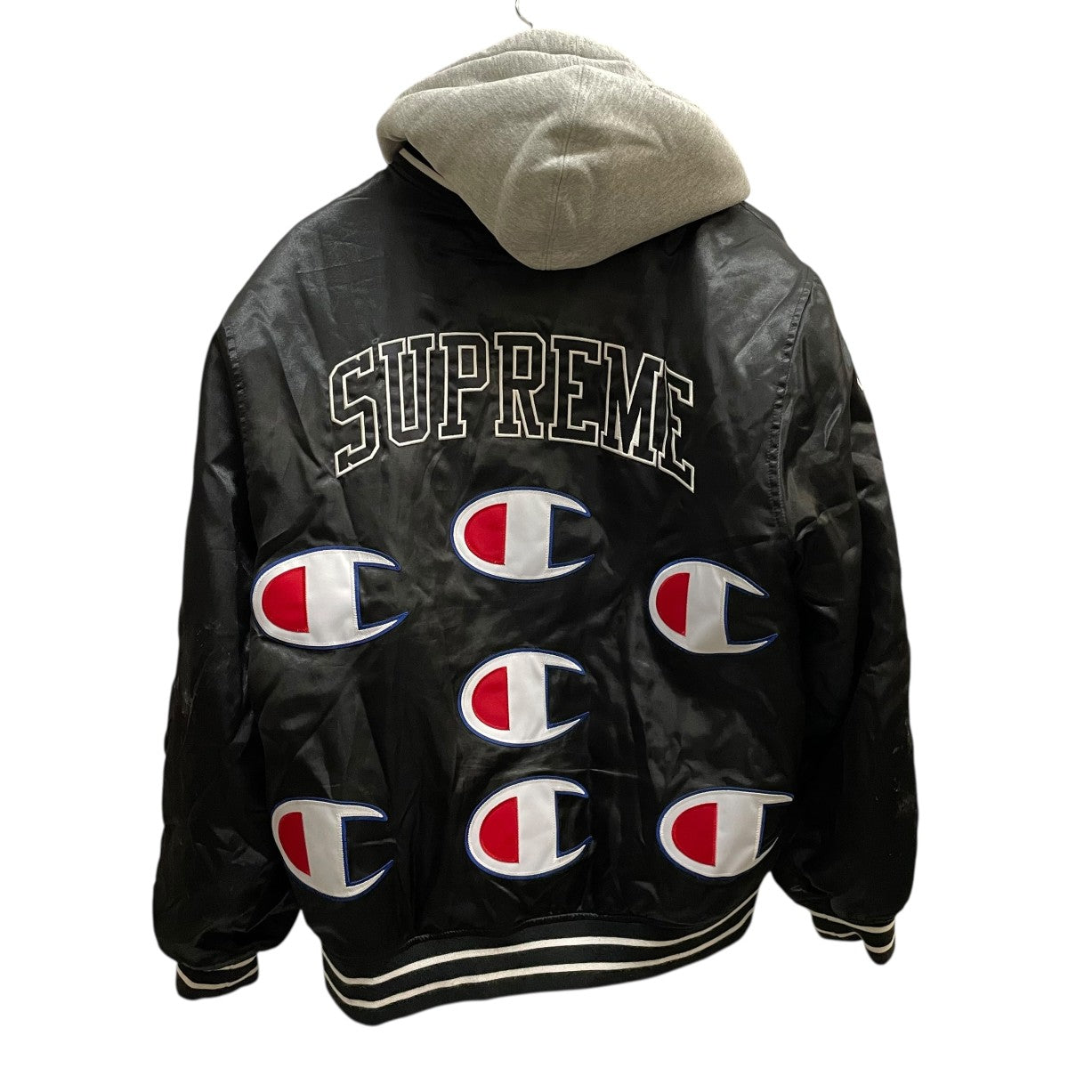 古着xxxx【レア】supreme コーチジャケット Supreme×Champion コーチジャケット ブラック サイズ XL｜【公式