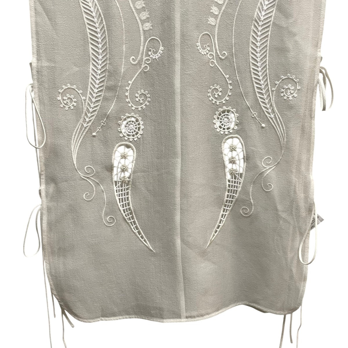 Sheer Embroidery Vest サイズ2 レディース】Sheer Embroidery Vest | Mame Kurogouchi(マメ