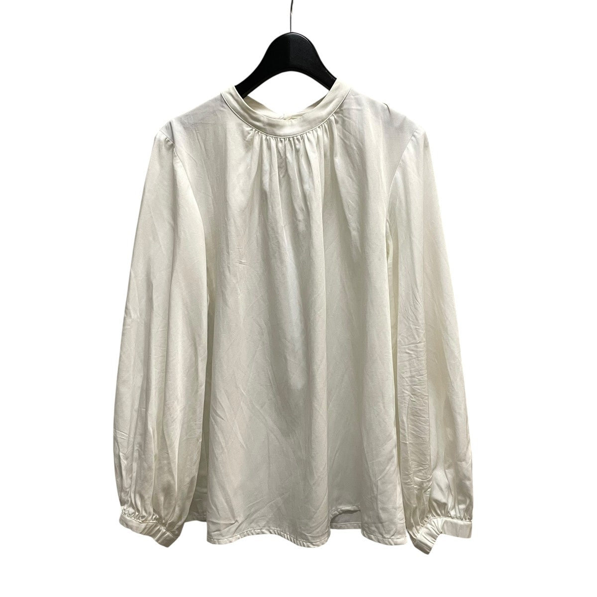シャツ+ブラウス(長袖+七分) L'Appartement DEUXIEME CLASSE - L'Appartement C/N Gather Blouse L'Appartement(アパルトモン) Crew neck Gather Blouseブラウス