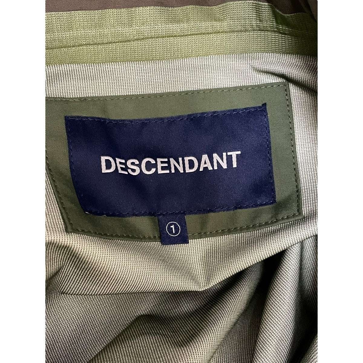 DESCENDANT(ディセンダント) ナイロンコート カーキ サイズ 1｜【公式