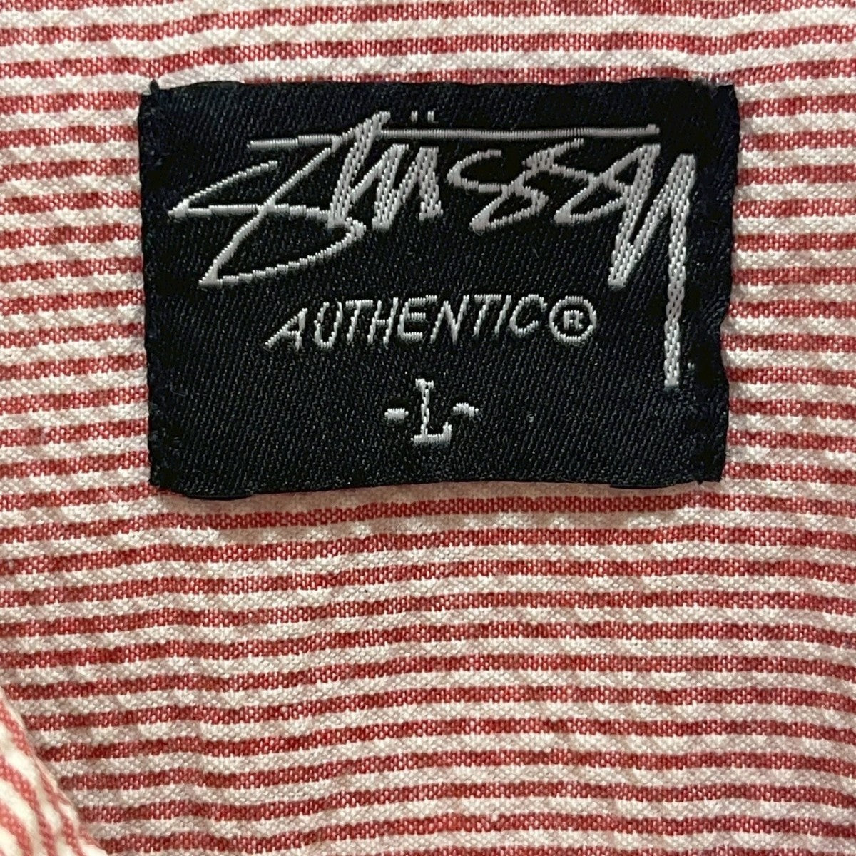 STUSSY ステューシークレイジーパターンチェックシャツ XLサイズ stussy(ステューシー) シアサッカー クレイジーパターンシャツ