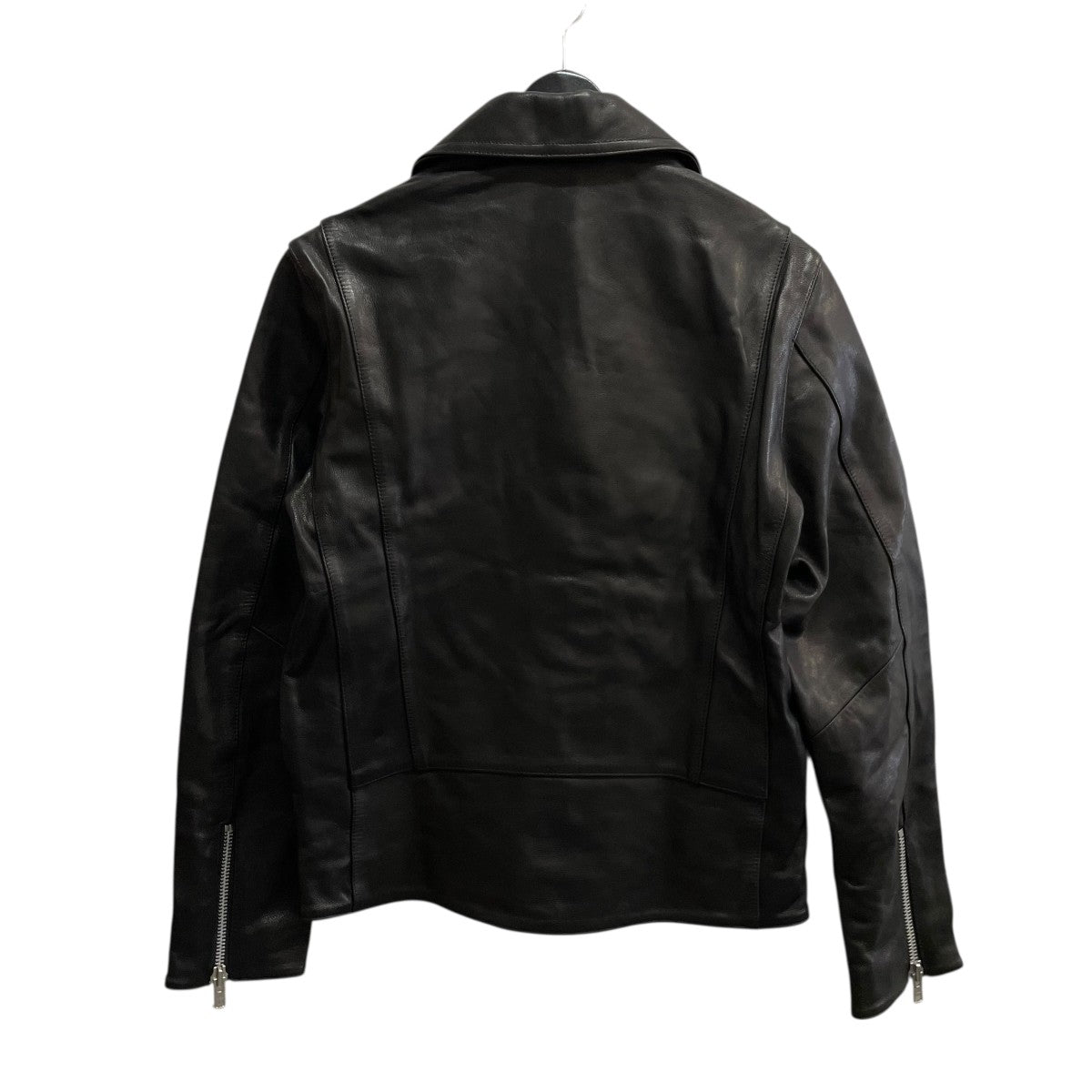 アーバンリサーチ　ダブル　ライダースジャケット　ラムレザー　ブラック　Mサイズ アーバンリサーチ ダブル ライダース ジャケット ラムレザー 黒 M