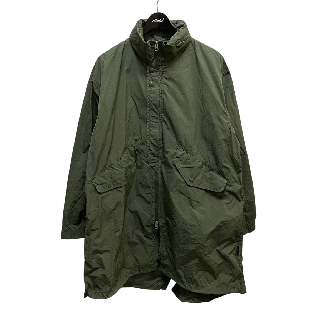 BEAMS ゴアテックス　ロングコート　防水　カーキベージュ　M 2way セール】 ゴアテックス ロングレインコート （ステンカラー