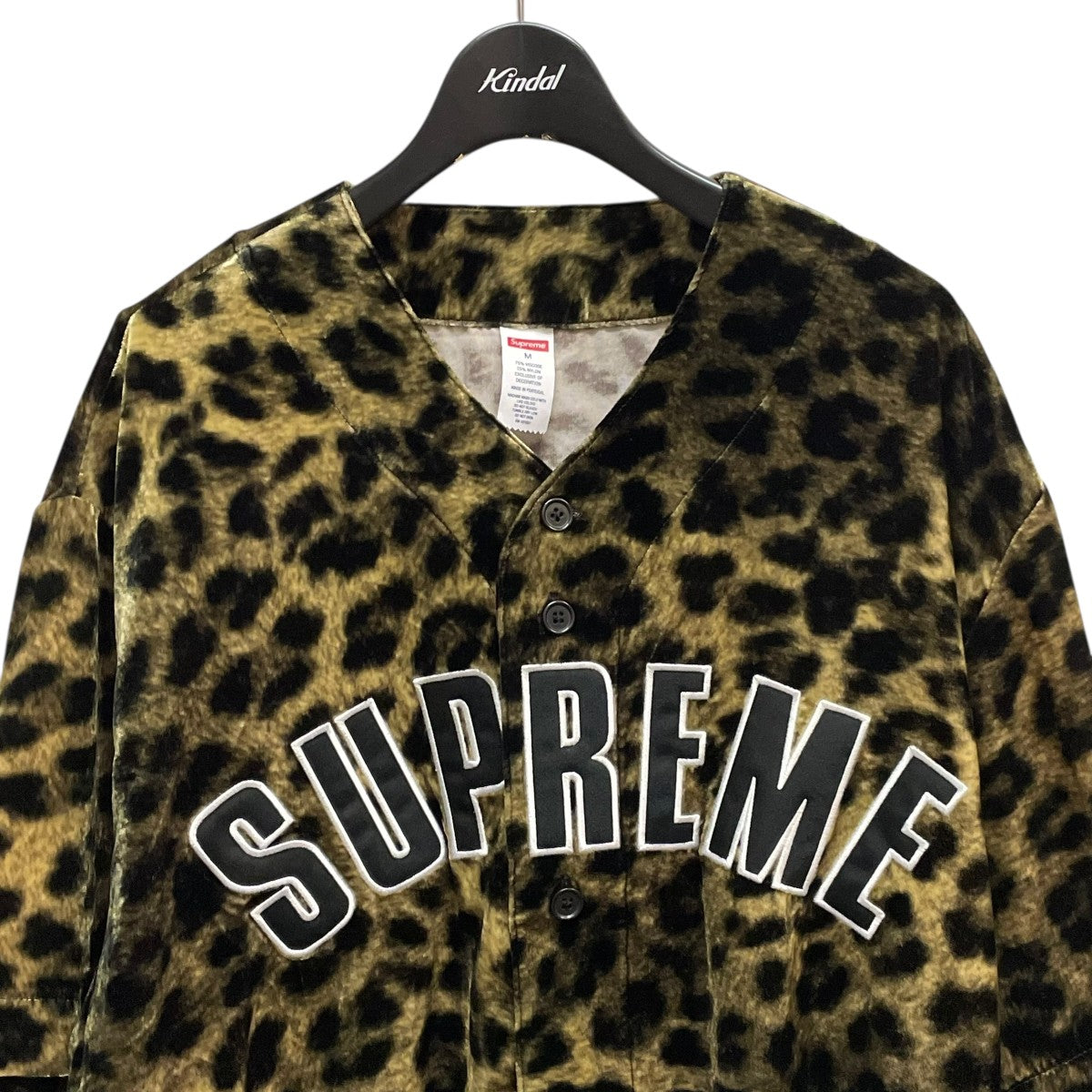 Supreme 25SSVELVET BASEBALL JERSEYベースボールシャツ 古着・中古-3枚目のアイテム画像