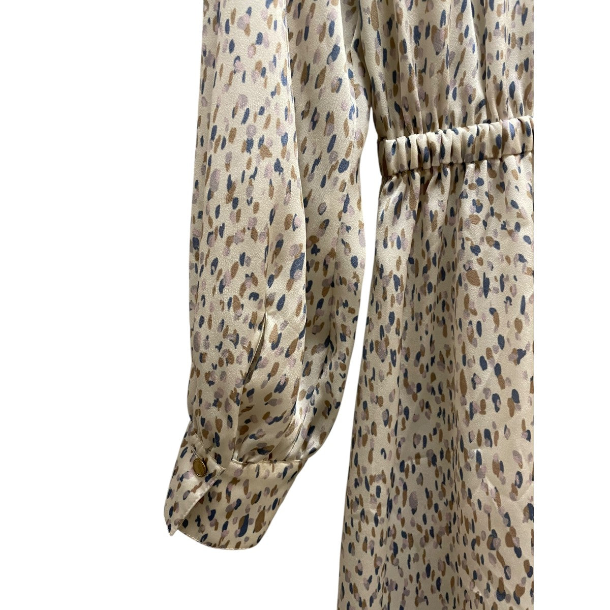 ANAYI マルチペイントプリントスタンドカラーワンピース 38 【公式通販】