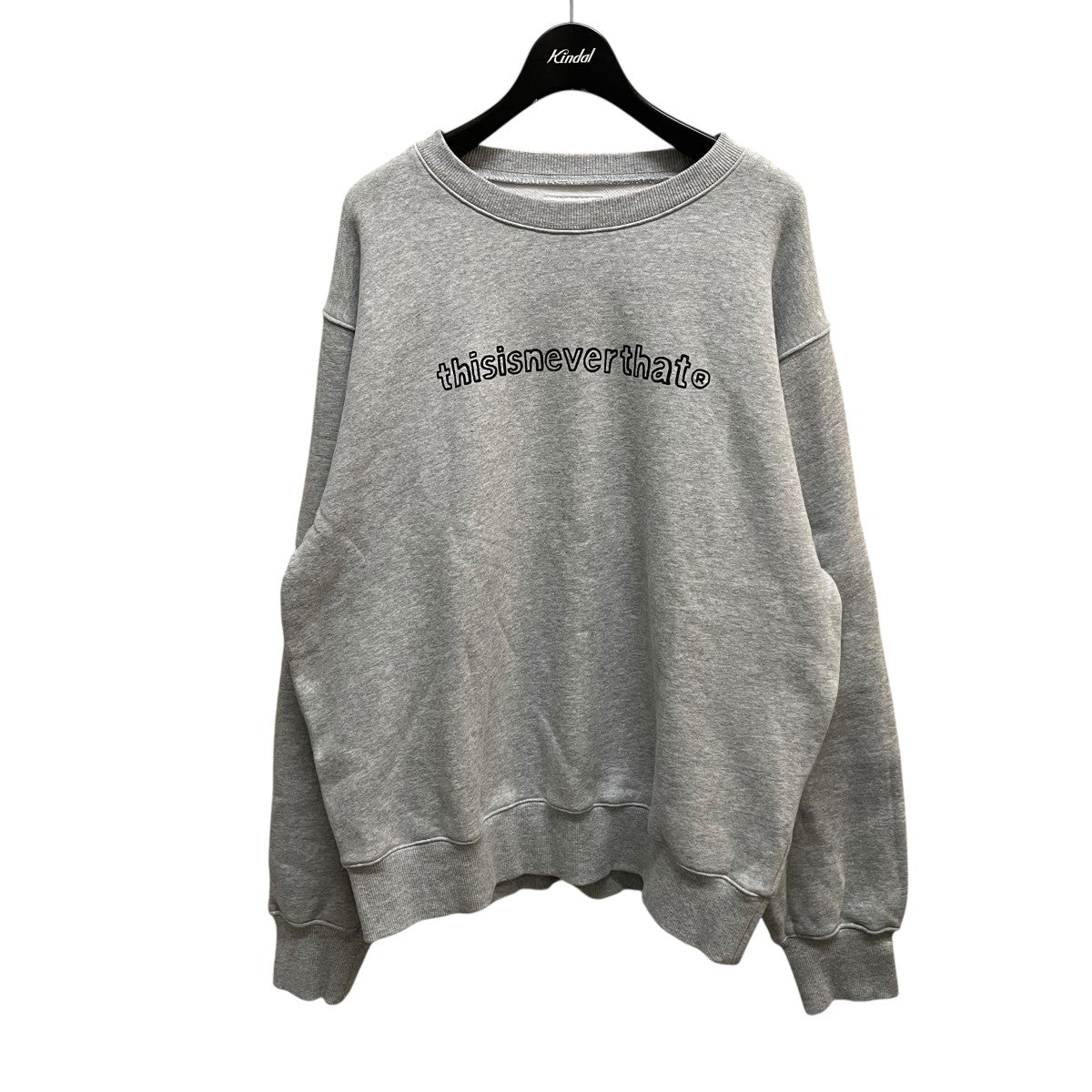 thisisneverthat グレー スウェット Lサイズ セール】Arch-Logo Crewneck（スウェット）｜thisisneverthat