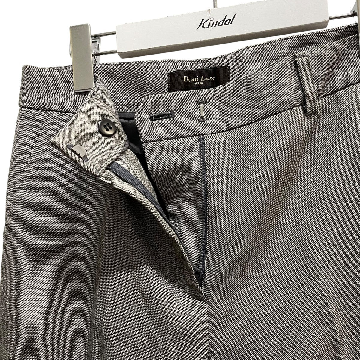 Demi-Luxe　ビームス　パンツセットアップ　グレー　リネン混　サイズ40 Demi-Luxe BEAMS（デミルクス ビームス）の「Demi-Luxe BEAMS