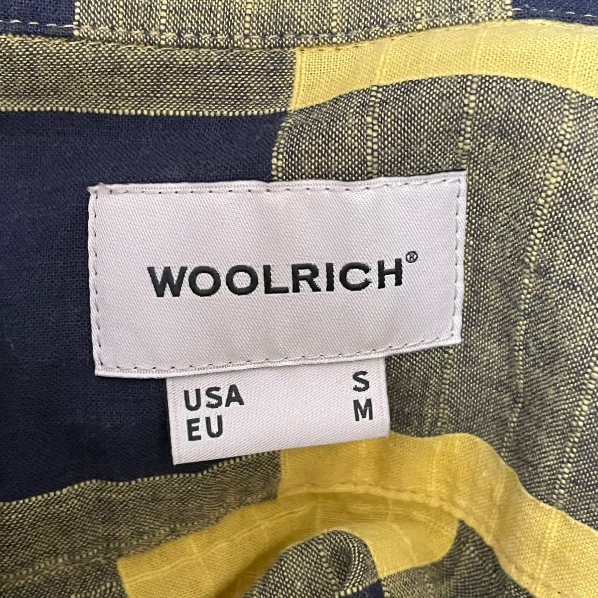 WOOLRICH S S MADRAS CHECK OPEN COLLAR SHIRT WOSI0062K 古着・中古-5枚目のアイテム画像