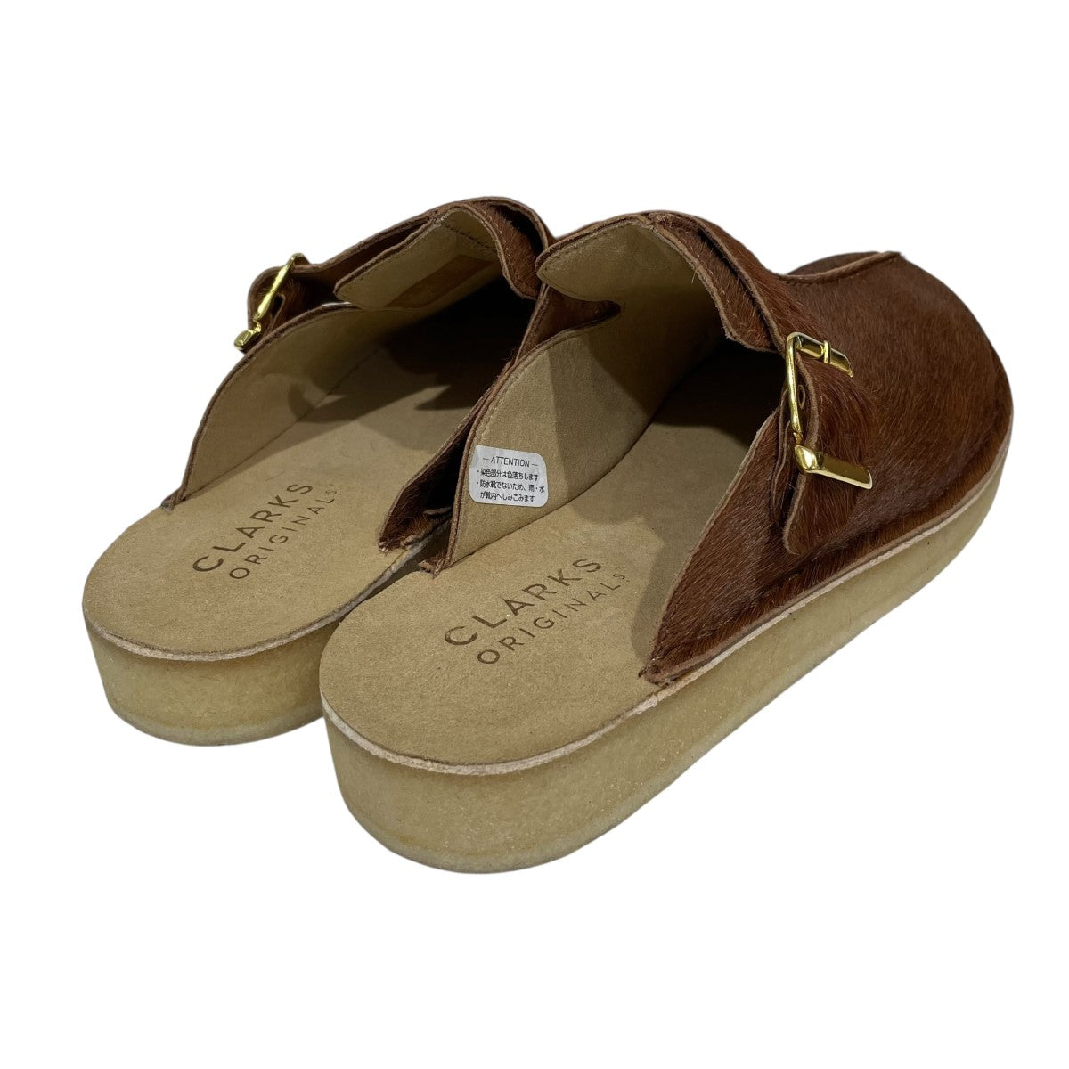 2022年 CLARKS トレックミュール タンカウプリント ハラコ 25cm Trek Mule / トレックミュール （タンカウプリント） -Clarks