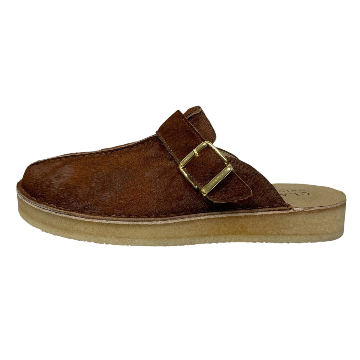 2022年 CLARKS トレックミュール タンカウプリント ハラコ 25cm Trek Mule / トレックミュール （タンカウプリント） -Clarks