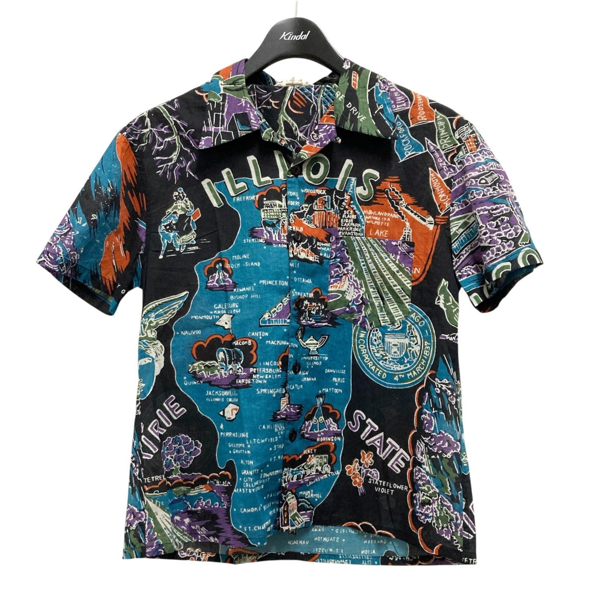 ビンドゥー BINDU Rayon Boskey HawaiianShirts 総柄シャツ PIM 67R マルチカラー サイズ：XS BINDU(ビンドゥー) CottonVoile HawaiianShirts総柄シャツPIM 67