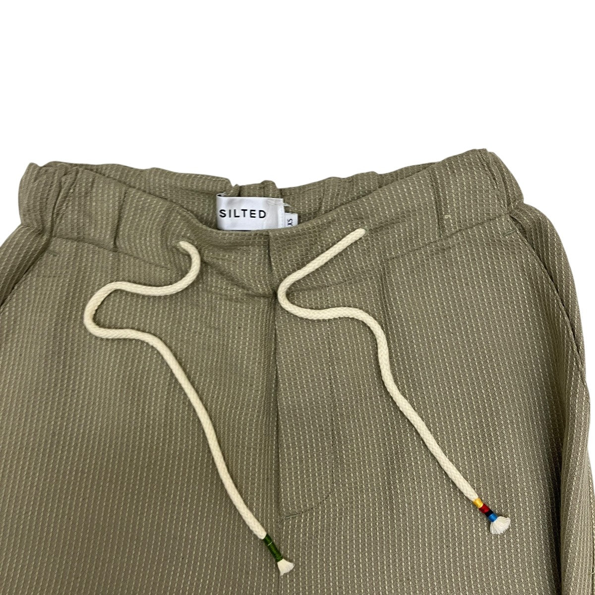THE SILTED COMPANY CFKM-WH KIMONOCOFFIN PANTSニットパンツ 古着・中古-3枚目のアイテム画像