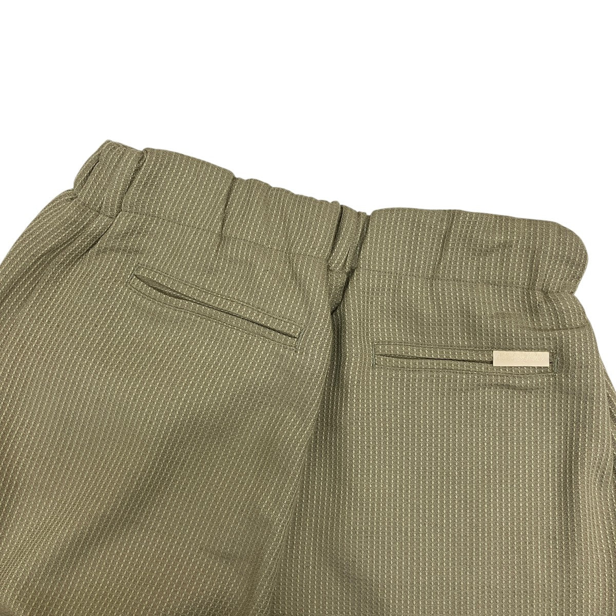 THE SILTED COMPANY CFKM-WH KIMONOCOFFIN PANTSニットパンツ 古着・中古-4枚目のアイテム画像