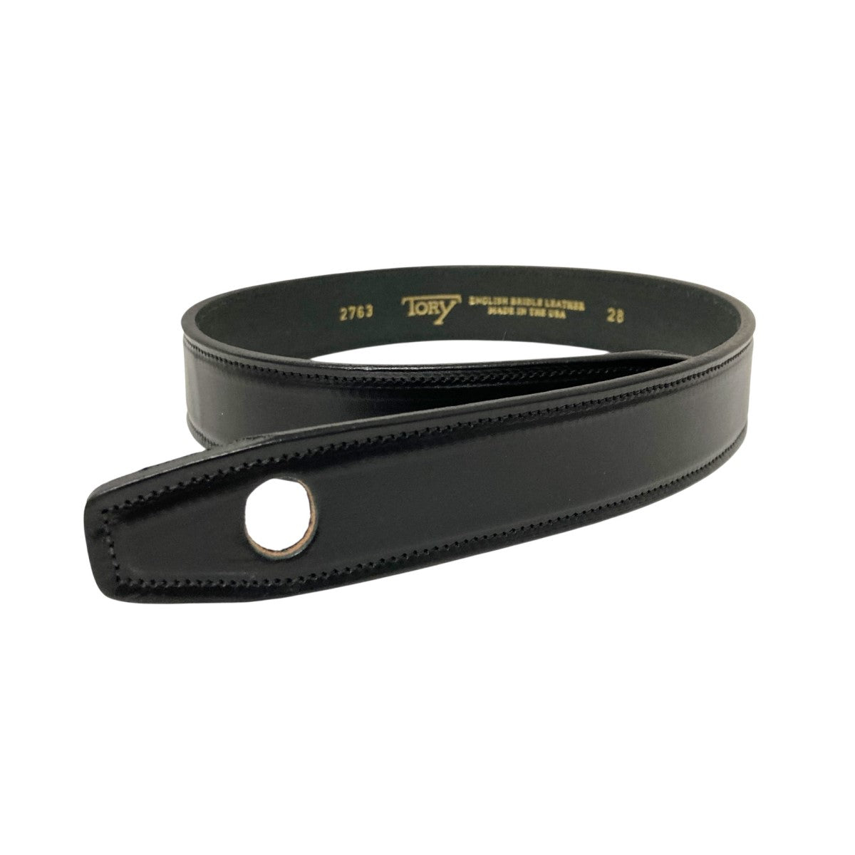 TORY LEATHER Scarf Belt Bレザーベルト2763 古着・中古-1枚目のアイテム画像