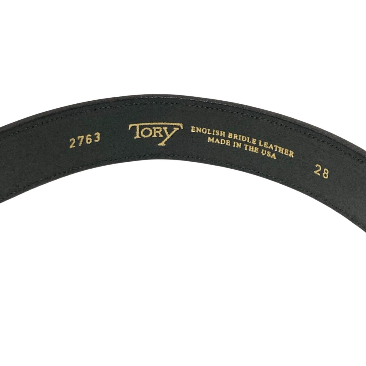 TORY LEATHER Scarf Belt Bレザーベルト2763 古着・中古-2枚目のアイテム画像