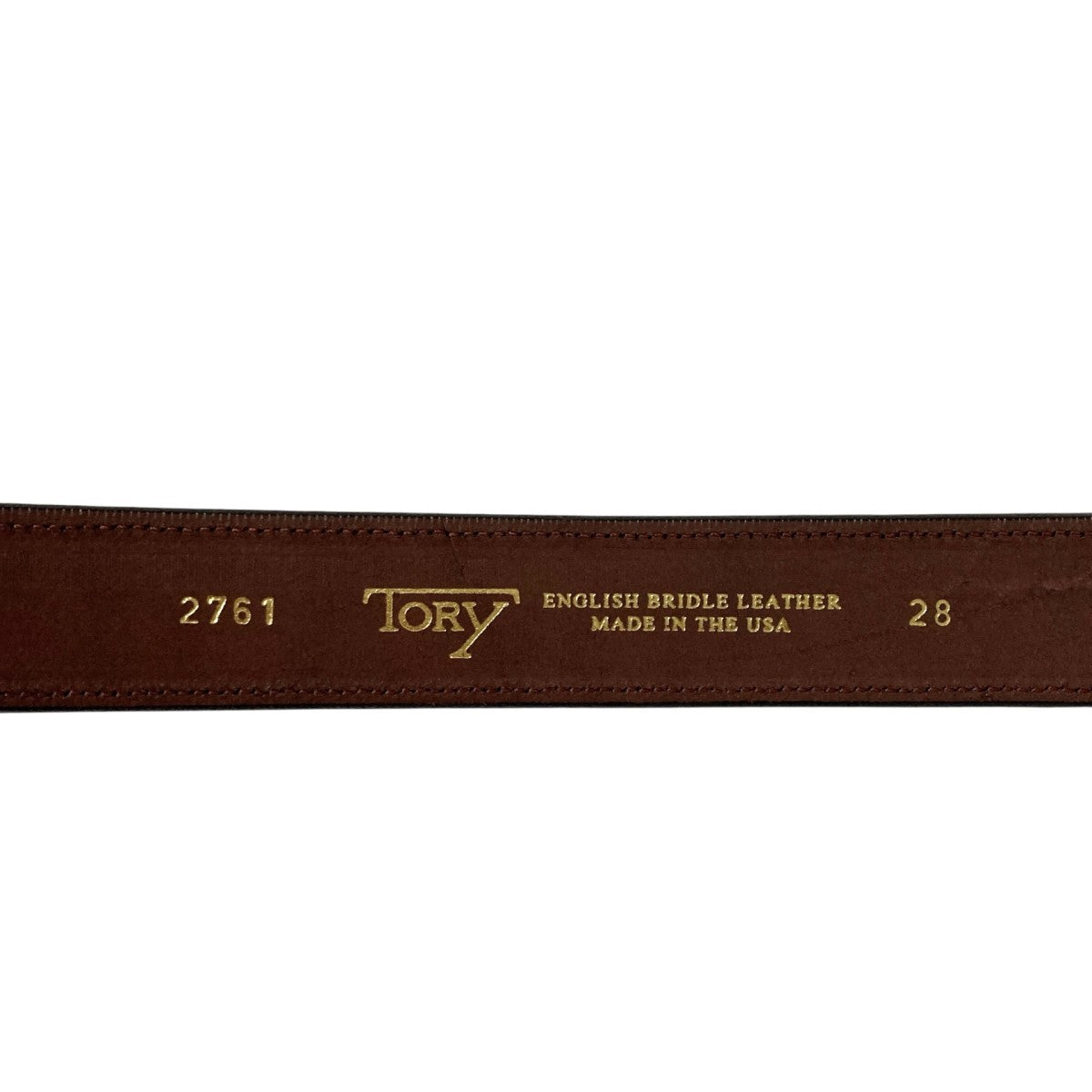 TORY LEATHER Scarf Belt Bレザーベルト2761 古着・中古-4枚目のアイテム画像