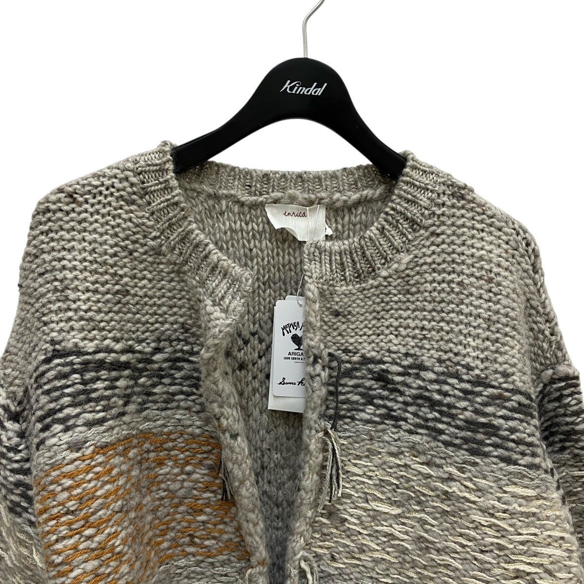 enrica(エンリカ) ミックススラブヤーンカーディガンKNIT161 KNIT161