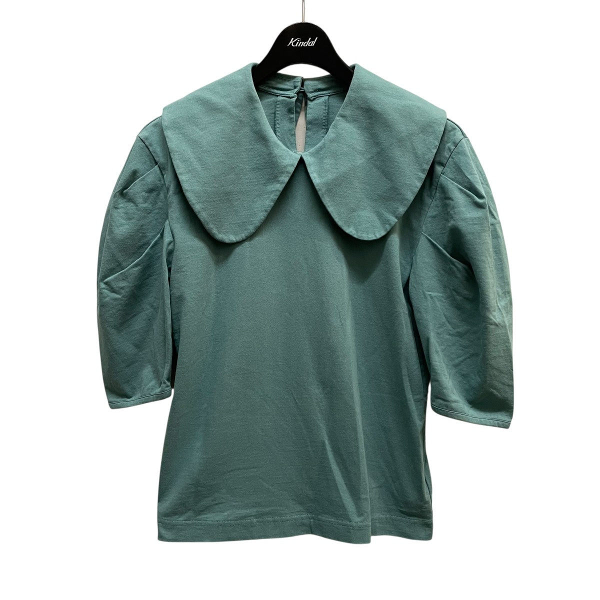 ホリデー HOLIDAY SUPER FINE DRY PURITAN COLLAR SS カットソー ブルー　グリーン サイズ：ONE HOLIDAY(ホリデー) SUPER FINE DRY PURITAN COLLAR SSカットソー