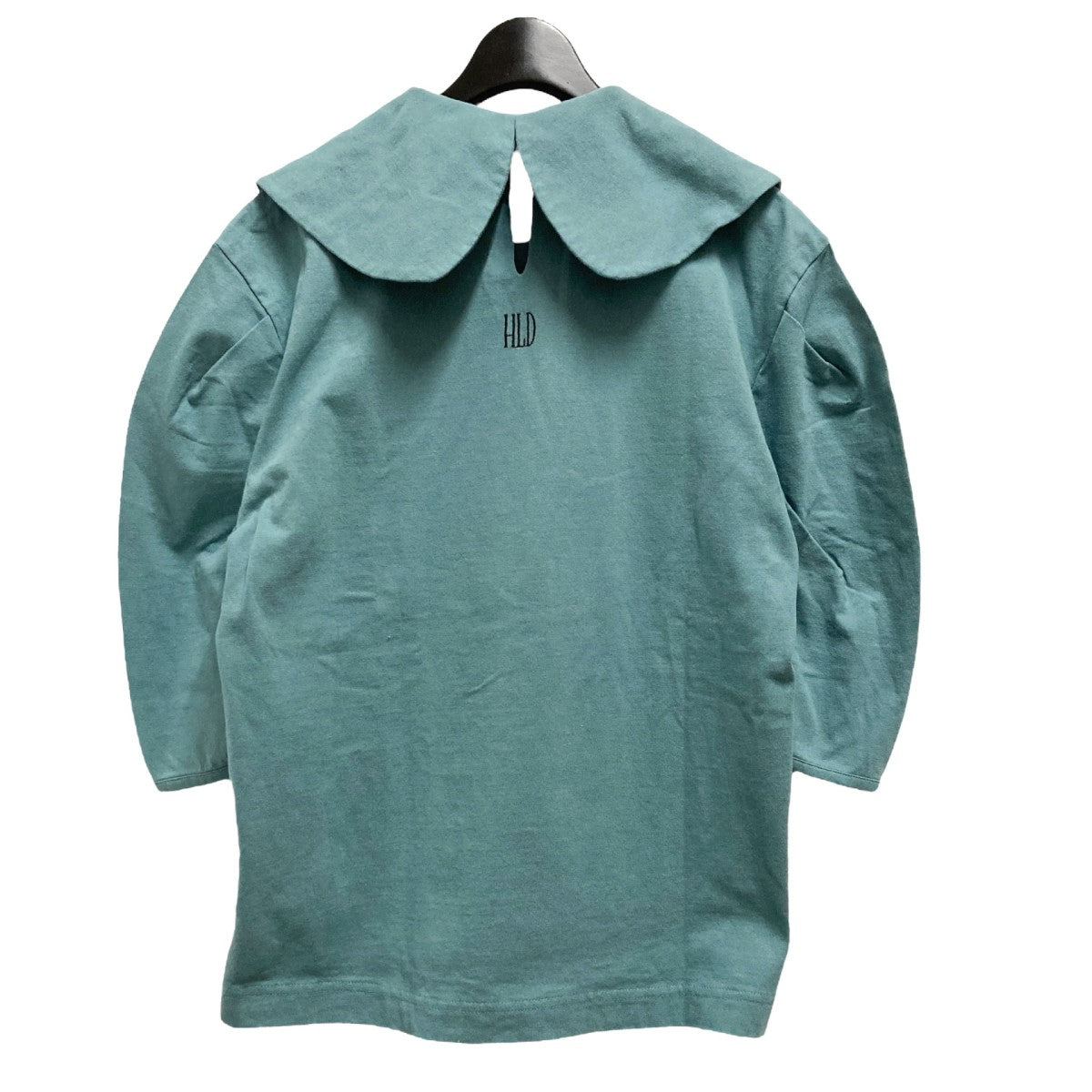 ホリデー HOLIDAY SUPER FINE DRY PURITAN COLLAR SS パフショルダーシャツ ブルー サイズ：ONE HOLIDAY(ホリデー) SUPER FINE DRY PURITAN COLLAR SSパフ
