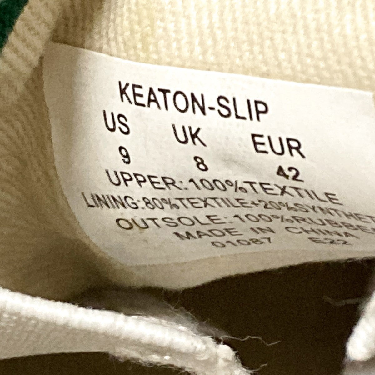POLO RALPH LAUREN(ポロラルフローレン) KEATON CANVAS SLIP ON