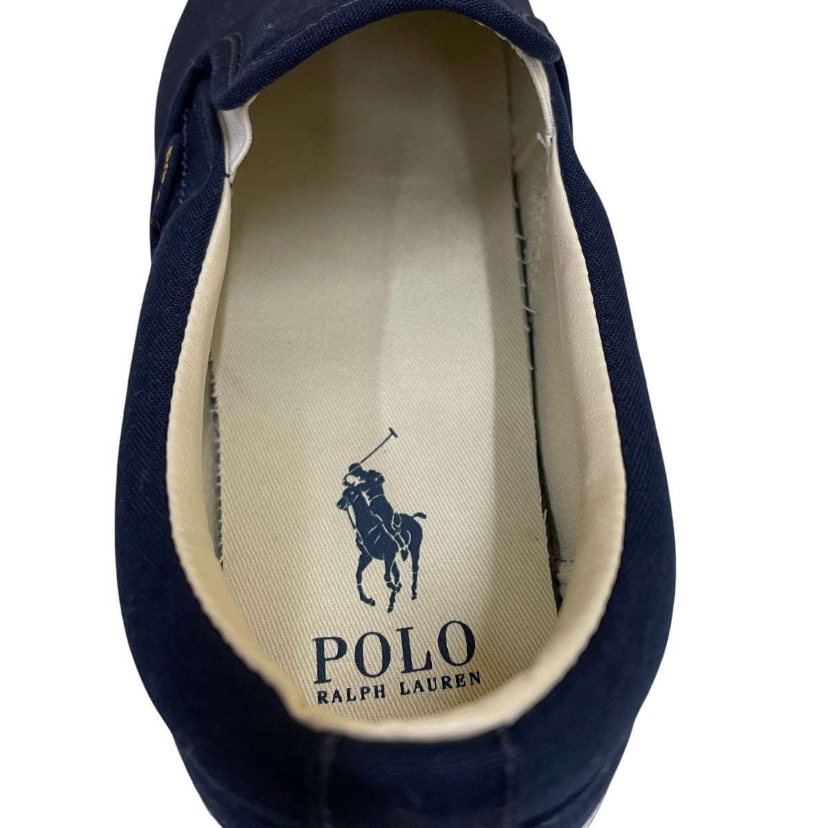 【送関込】POLO RALPH LAUREN ロゴ スリッポン キルティング 国内発*POLO RALPH LAUREN キルティング スリッポン 選べる2色